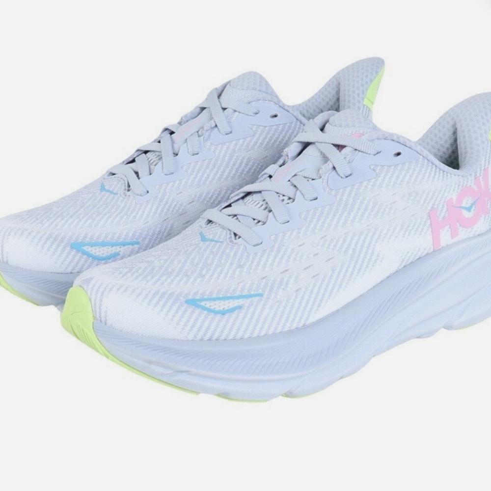 HOKA WMNS Clifton 9 Wide Gull Sea Ice Road Grey Women